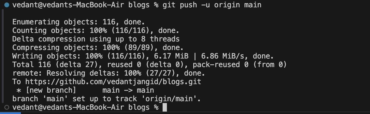 Git Push Screenshot